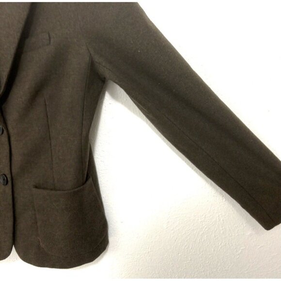 Everlane Women’s Wool Blend Academy Blazer Olive Green Size 2 Office Minimalist - Picture 7 of 11